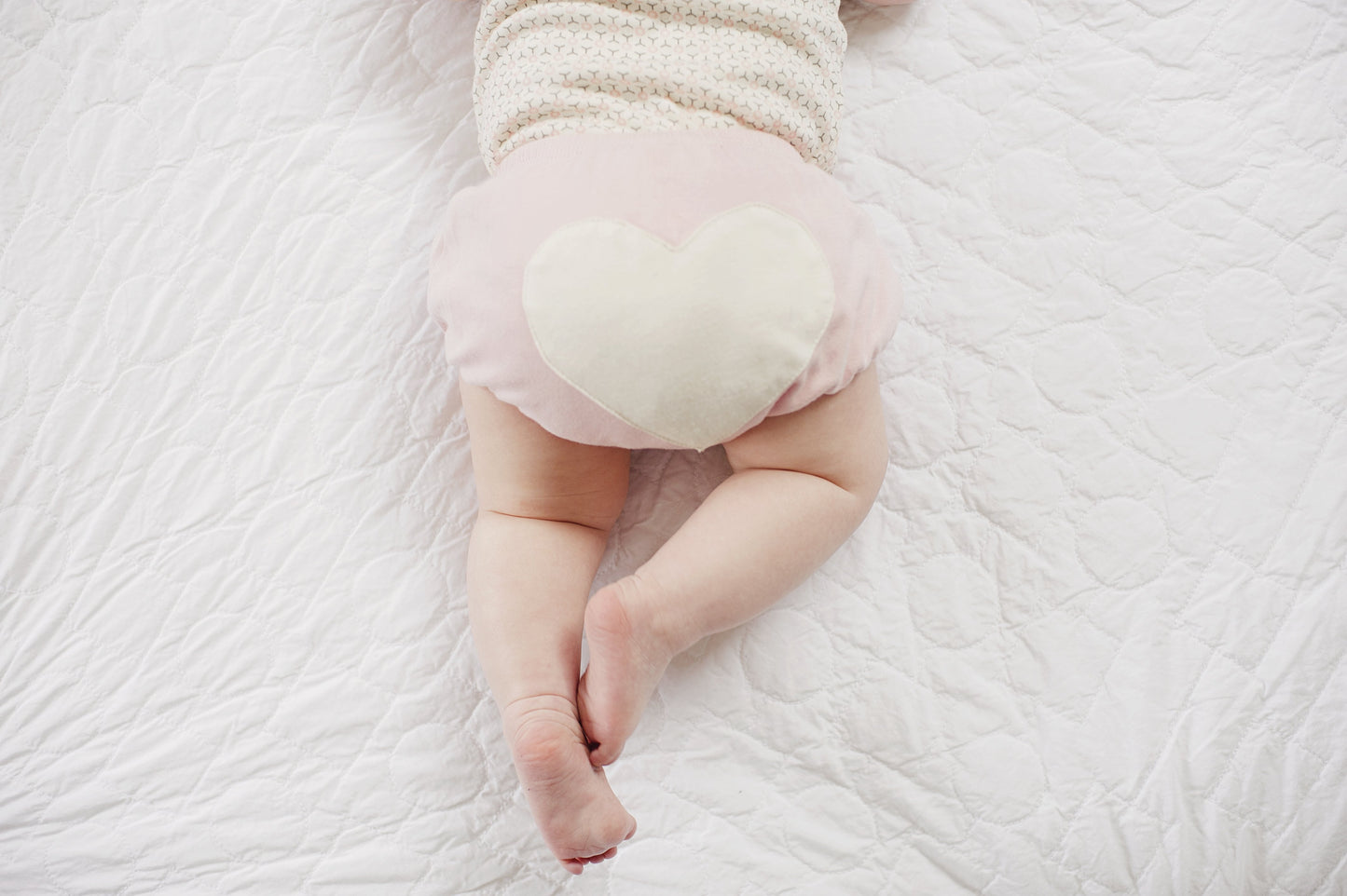 Dusty Pink Heart Bloomers