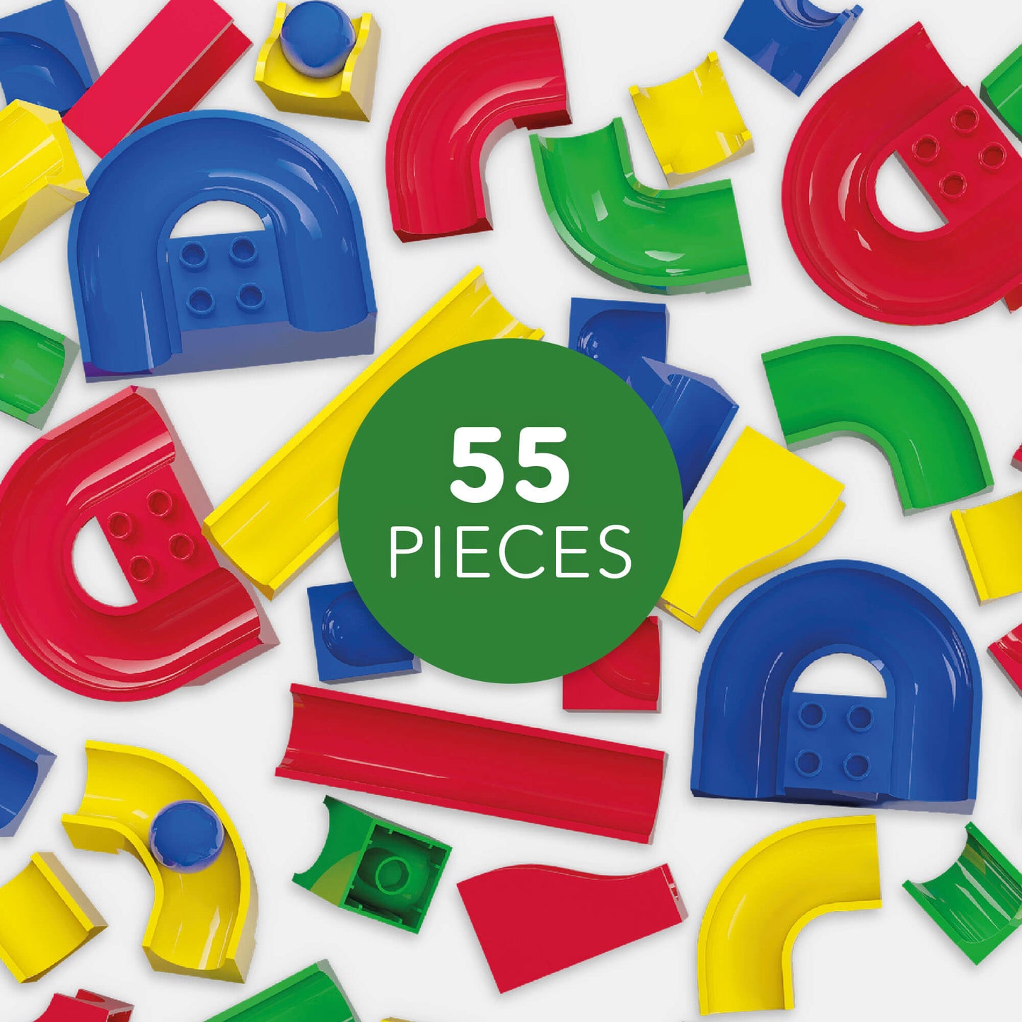 Hubelino 55-Piece Run Elements Set