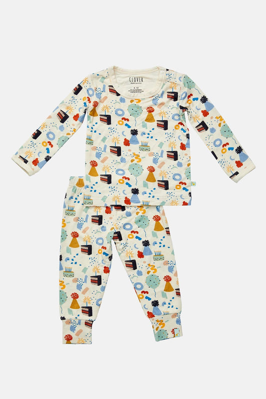 Long Sleeve Pajama Set - Birthday